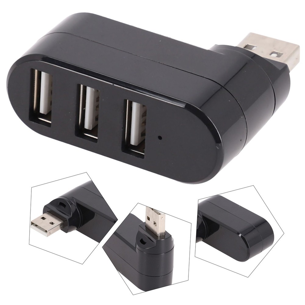 High speed USB 2 0 Rotating Splitter Adapter Hub for Quick Data Transfers