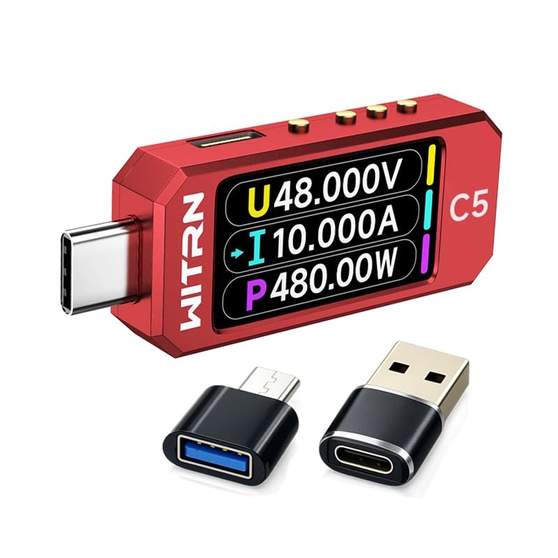 USB Power Meter PD 3.1 Type-c Tester Digital Multimeter Current C5(20bit)