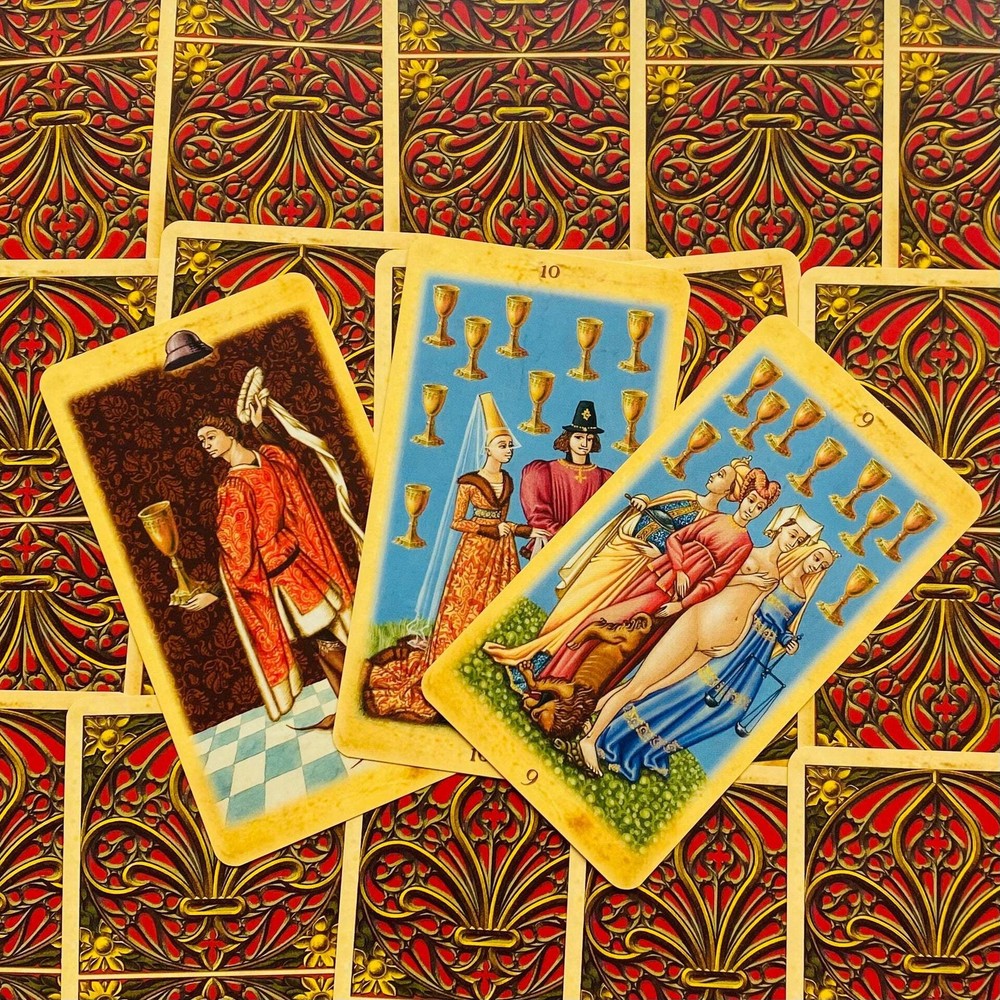 Medieval Tarot Deck Cards Esoteric Divination Lo Scarabeo NEW