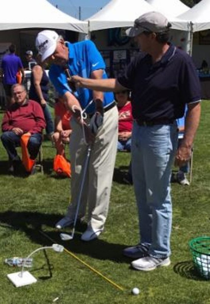 Golf Training Aid - A head Positioning Tool