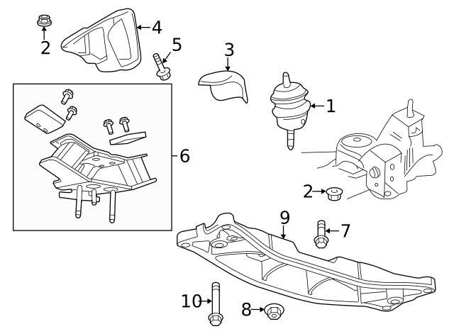 Genuine GM Mount Bracket 92253719