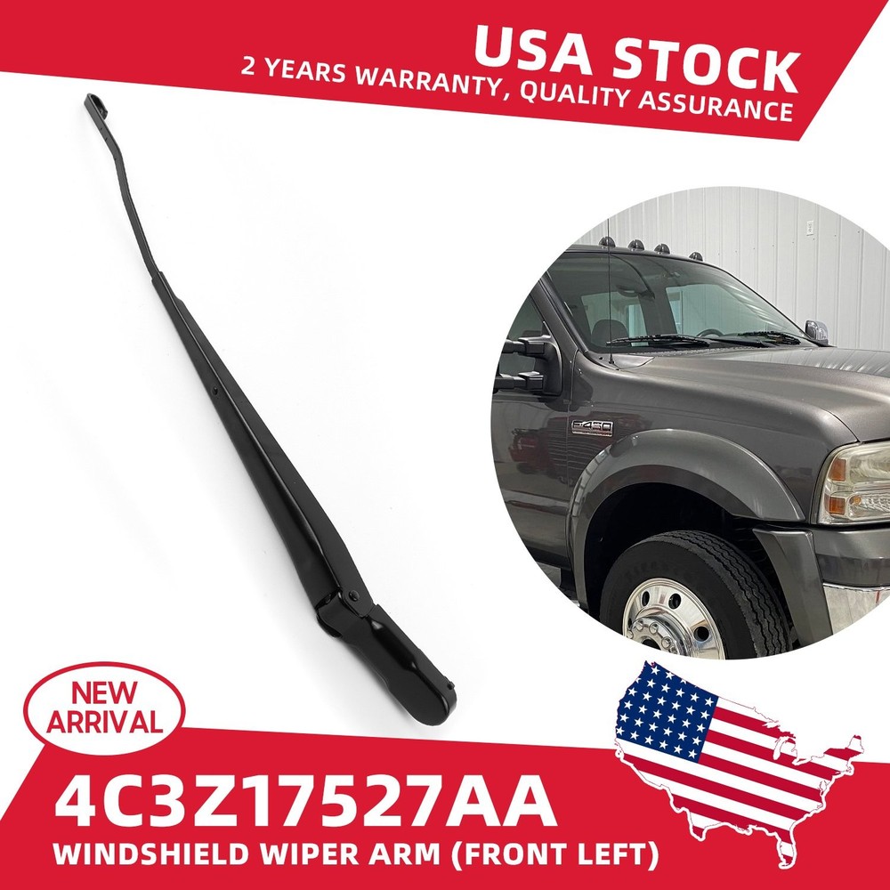 Front Wiper Arm Left Driver For Ford 4C3Z17527-AA Windshield OEM Replacement
