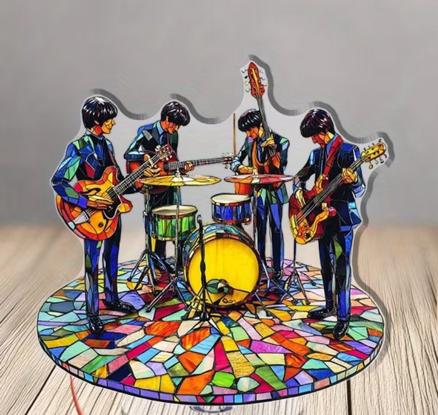The Beatles Themed Acrylic Spinner Sun Catcher