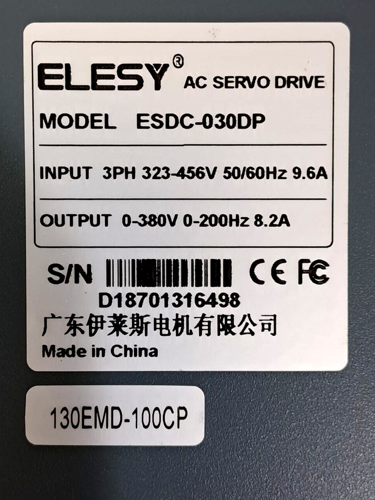 ELESY ESDC-030DP SERVO DRIVE
