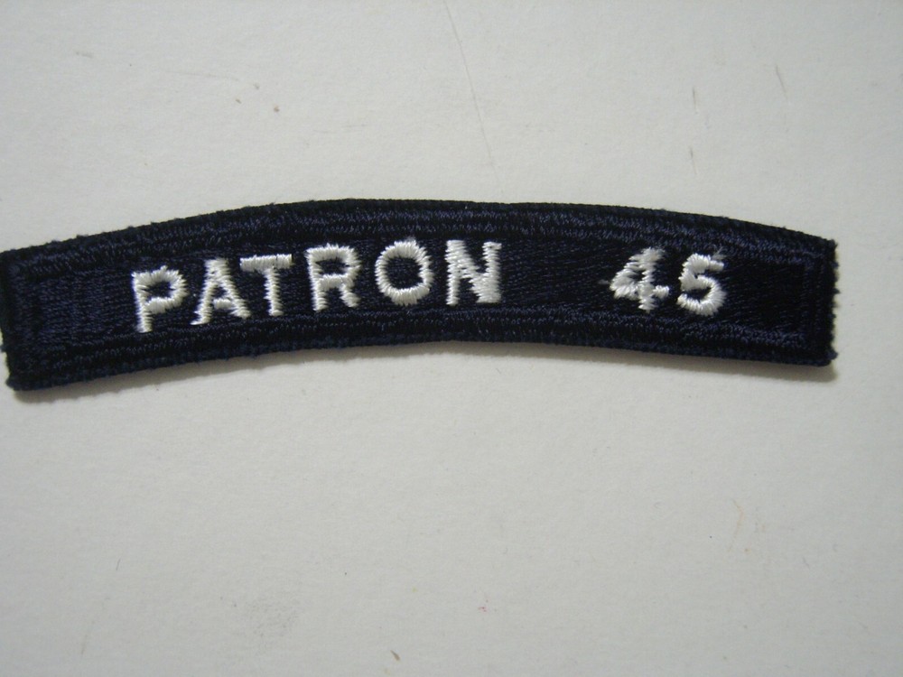 PATRON  45  -  NAVY UIM SHOULDER TAB