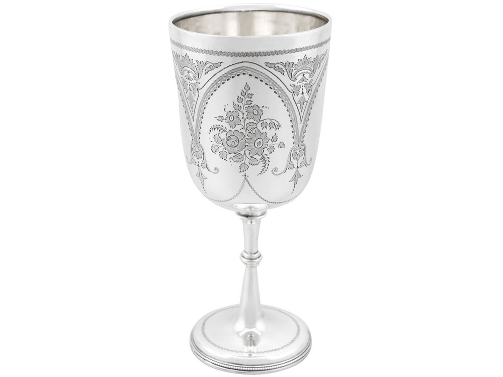 Antique Victorian Sterling Silver Goblet (1895)
