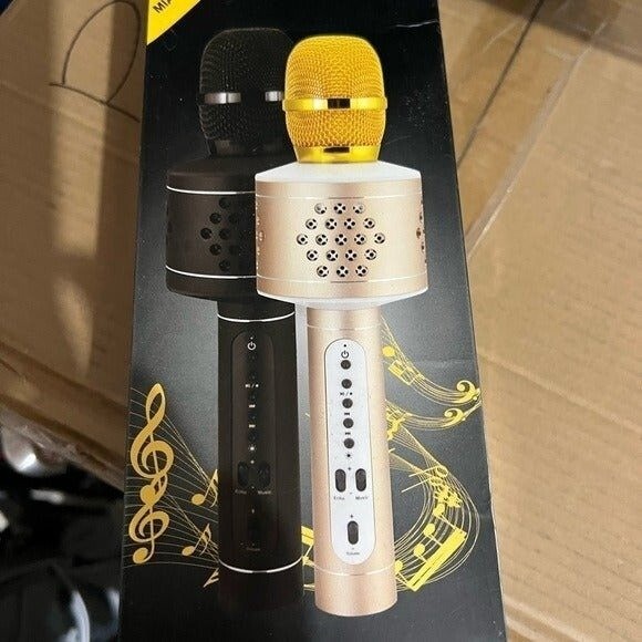 NWT Gold Mianova Karaoke Microphone