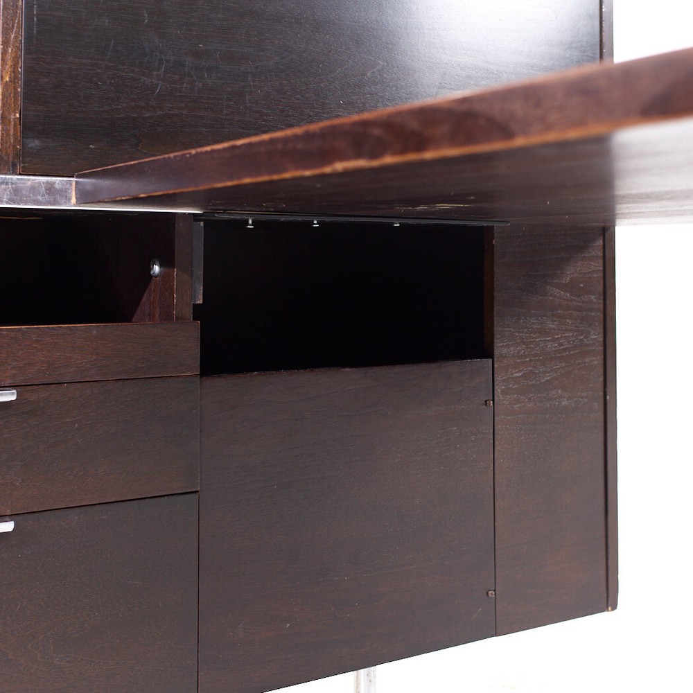 George Nelson for Herman Miller Mid Century Desk with Return