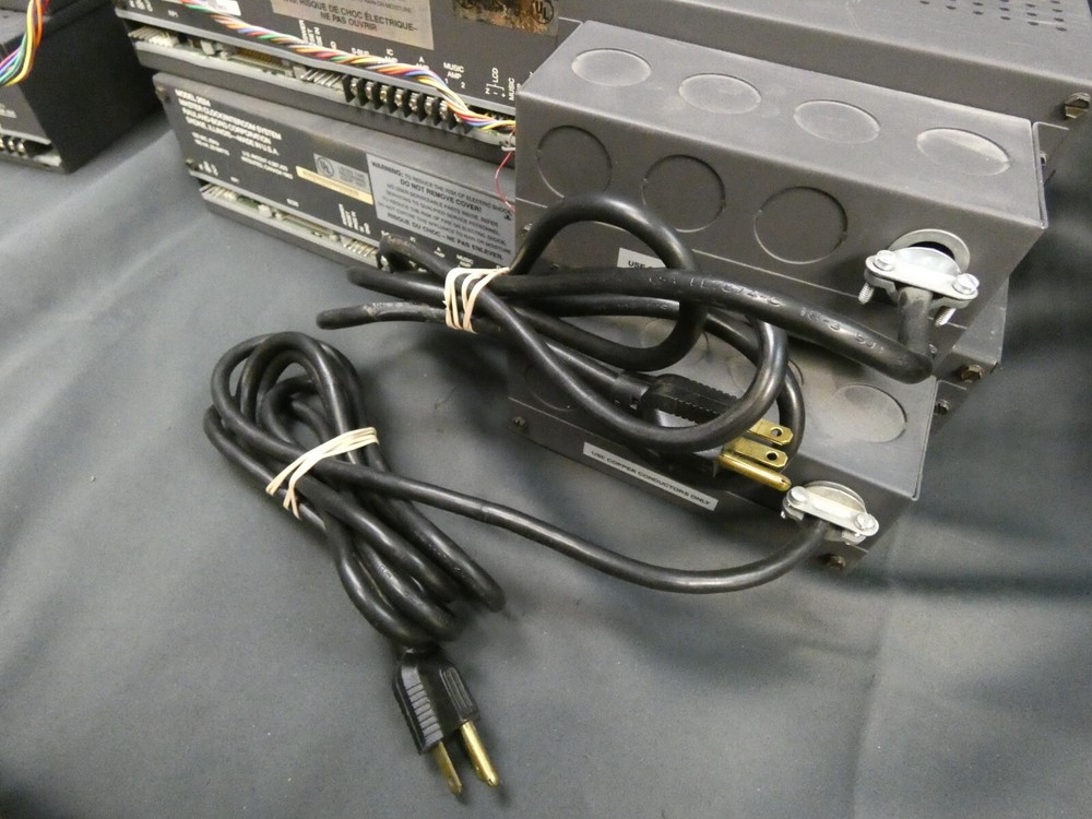 RAULAND MCZ300 Intercom/PA System - Control Unit, Casette Deck, Clock, 2 Amps