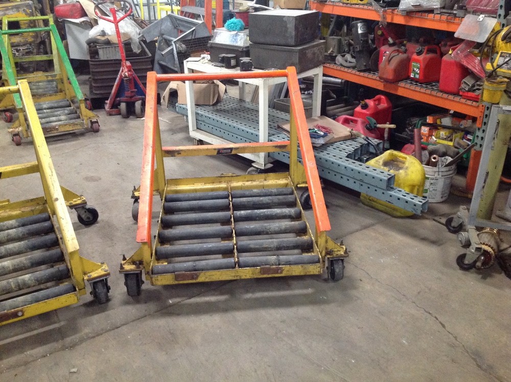 Battery Handling Systems Battery Roller Transfer Cart