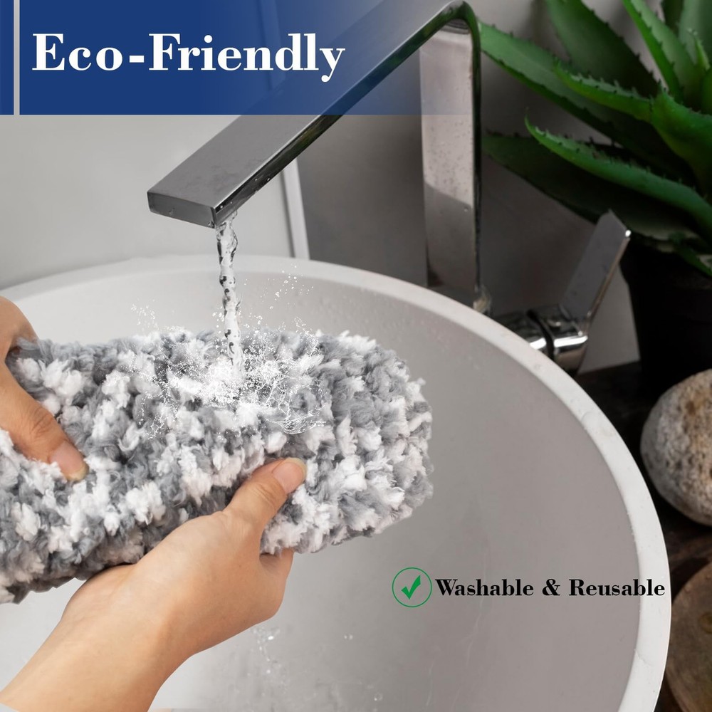 17.3" Handheld Microfiber Dusters for Cleaning-Detachable & Washable Head, fo...