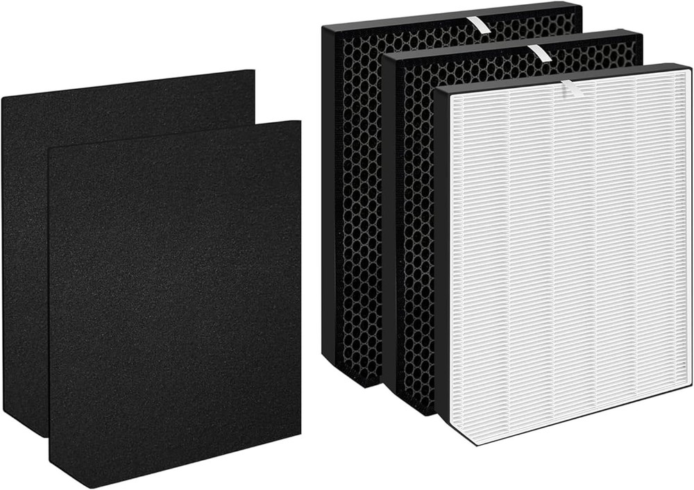 7 Pack Replacement Filter Compatible w/ AD2000 Air Puri-fier, Includes 1 Hig...