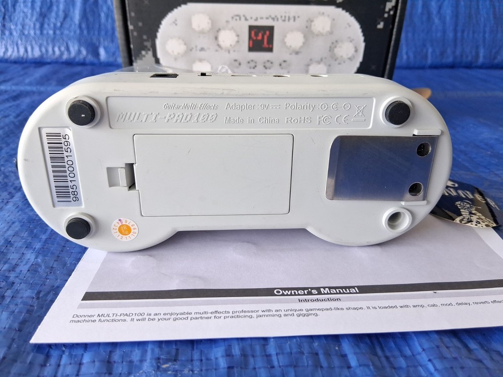 DONNER MULTI-PAD 100 (MULTI-PAD100) Multi-Effects Pedal (2020) - White - NEW