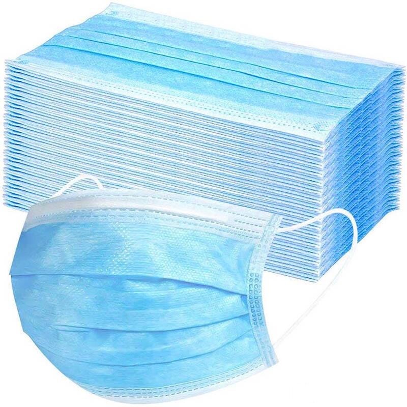 Face Masks Blue Pack - 50 Pieces