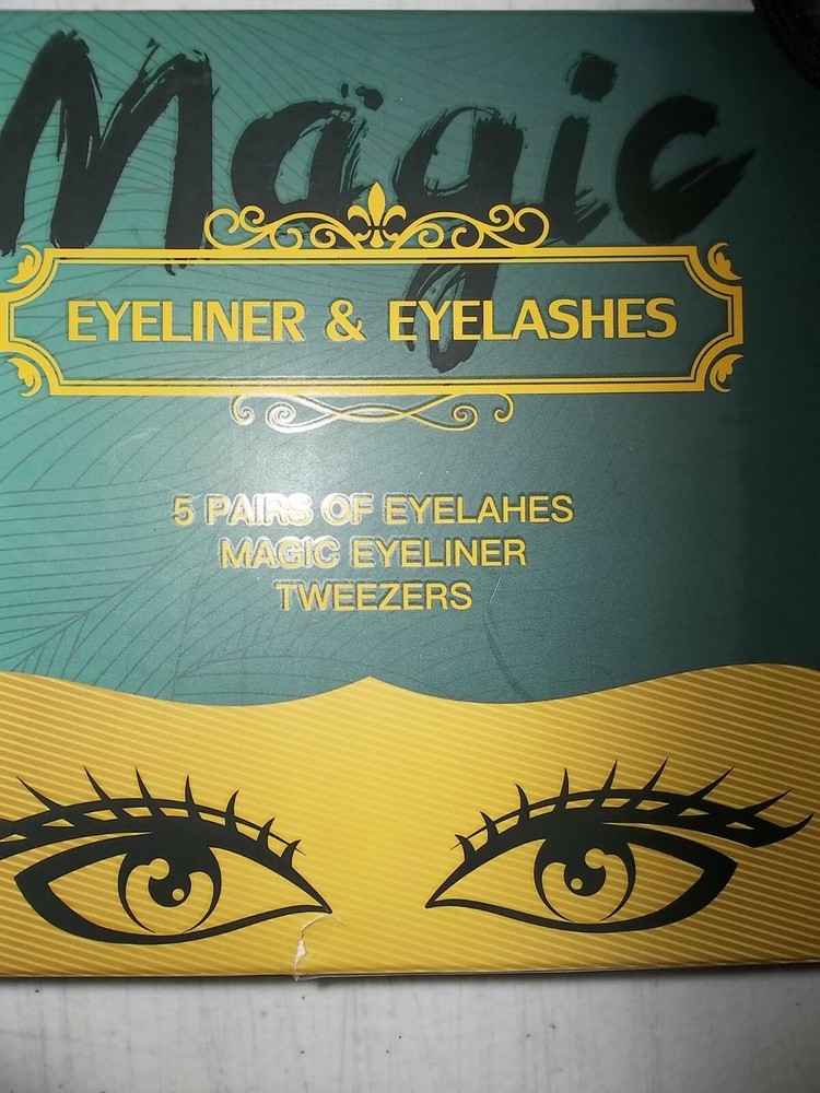 Magic eyeliner & eyelash kit magic eyeliner, tweezers