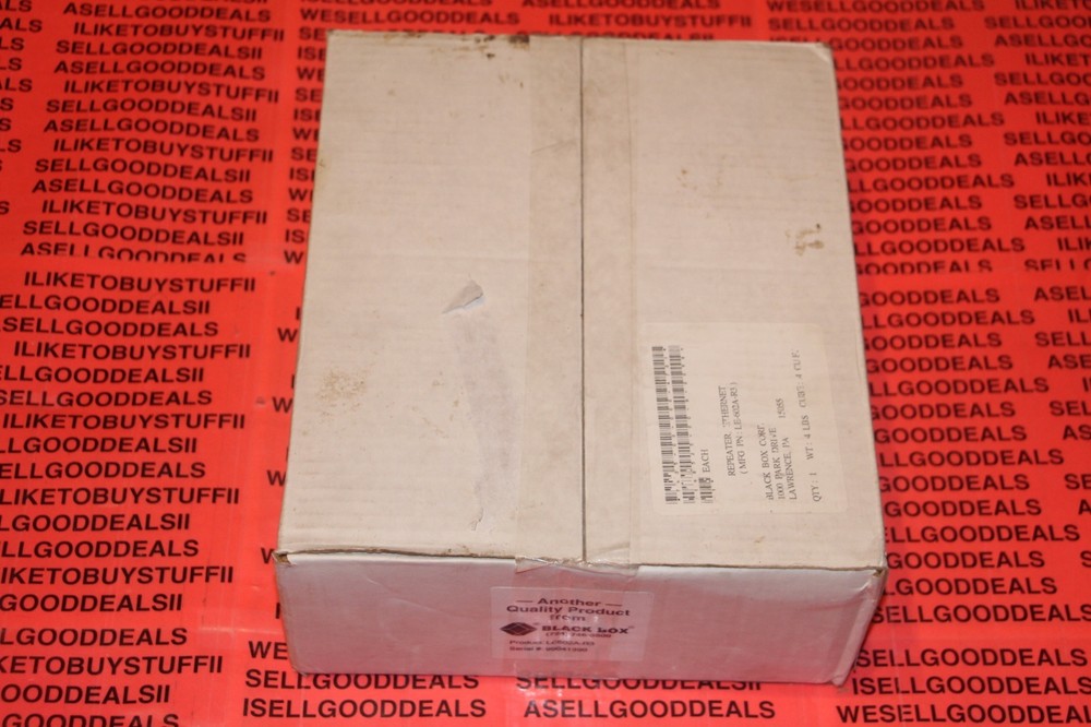 Black Box LE602A-R3 Ethernet Repeater BNC Connection New