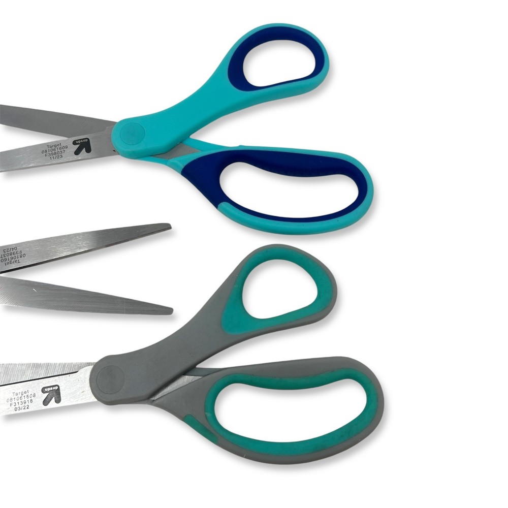 Target Up & Up Multi-Purpose Scissors Lot, Mixed Handle Colors, 4 Pcs
