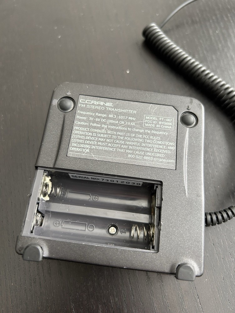 C. Crane FM Transmitter FT-007