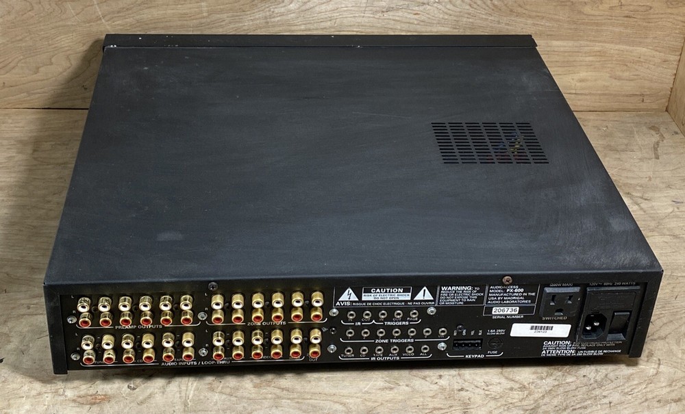 AUDIOACCESS PX-600 Multi-Room Preamp UNTESTED