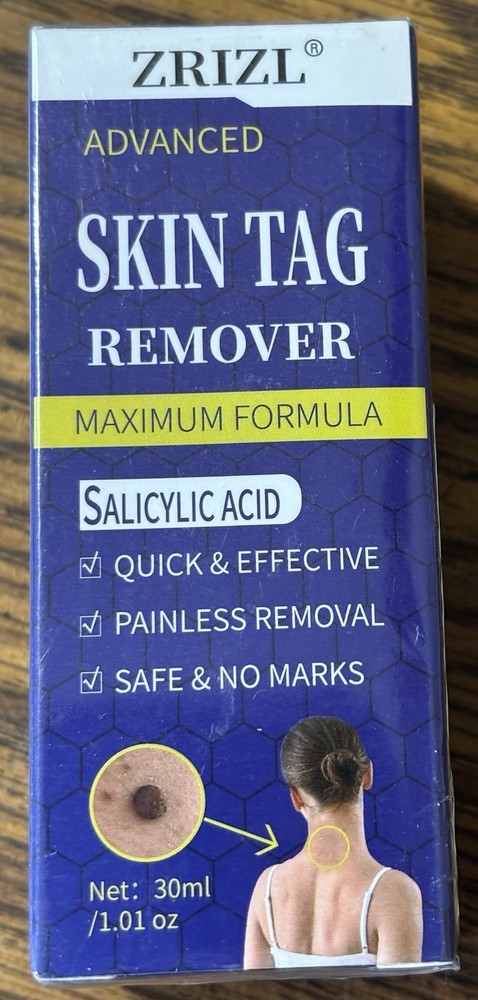 Zrizl Advanced Skin Tag Remover 30mL 1.01 oz Max Formula