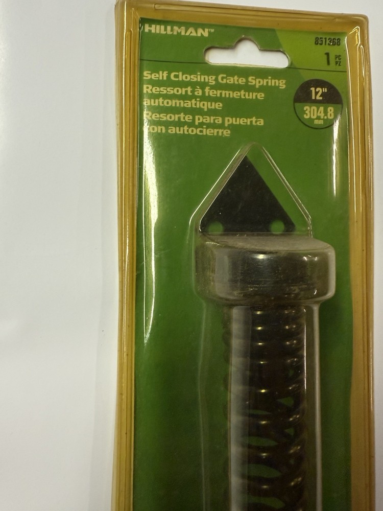 Self Closing Gate Spring Automatic Hillman 12”