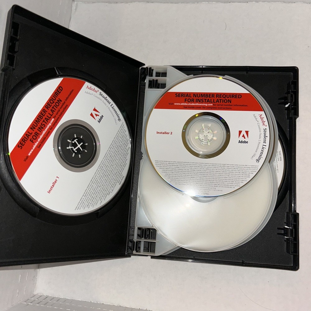 Adobe Student Licensing Creative Suite 2 Premium For Mac *UNTESTED*