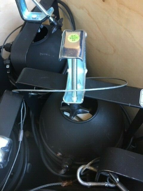 Used stage lighting system