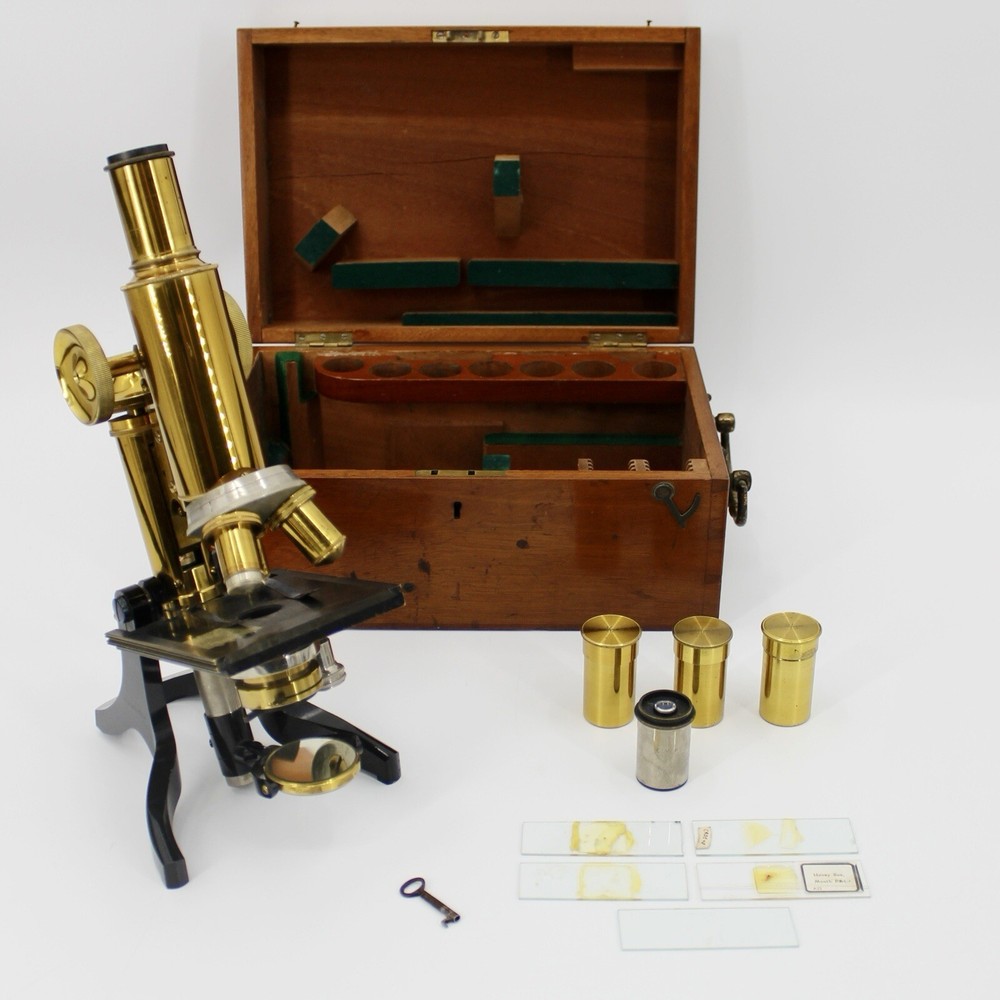 Col. E.V. Whitby’s Boxed Microscope by J.Swift & Son