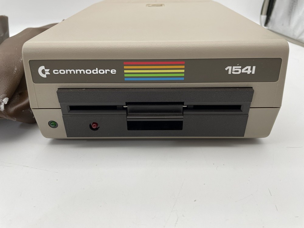 Vintage Commodore 1541 15.25" Floppy Disk Drive With Original Box