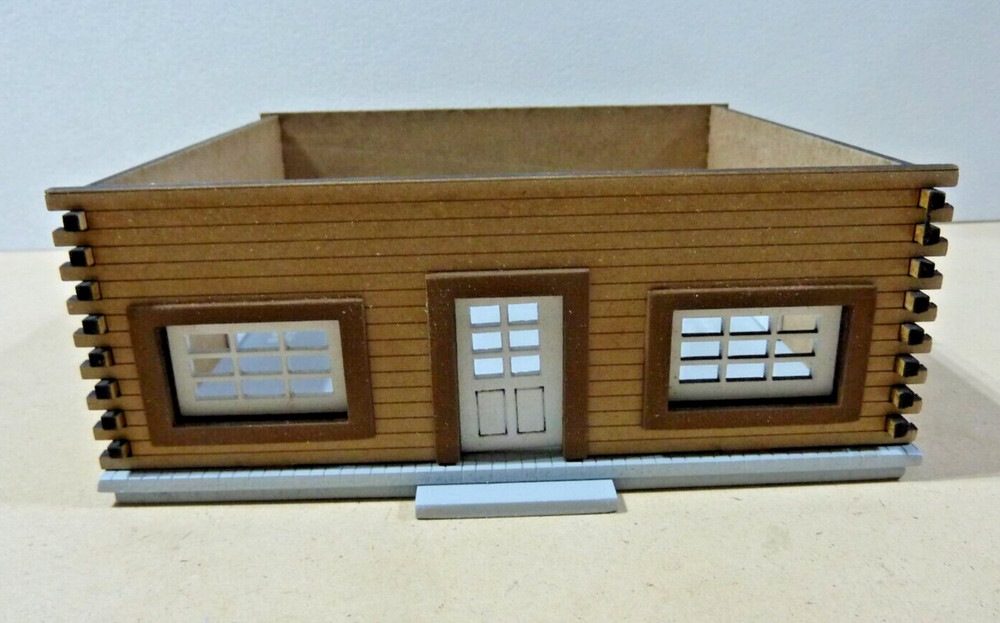 Custom 1/64 Scale Cabin/Office 1/8" MDF-BROWN