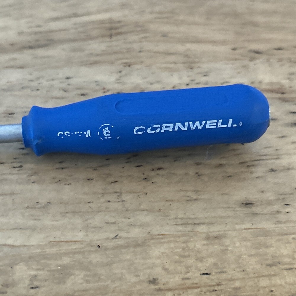 Cornwell Mini Pocket Phillips Screwdriver Magnetic Handle Blue CSP2M