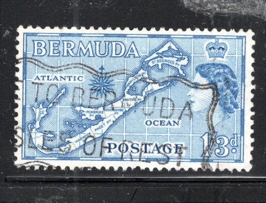 BRITISH BERMUDA STAMP USED LOT 12CD