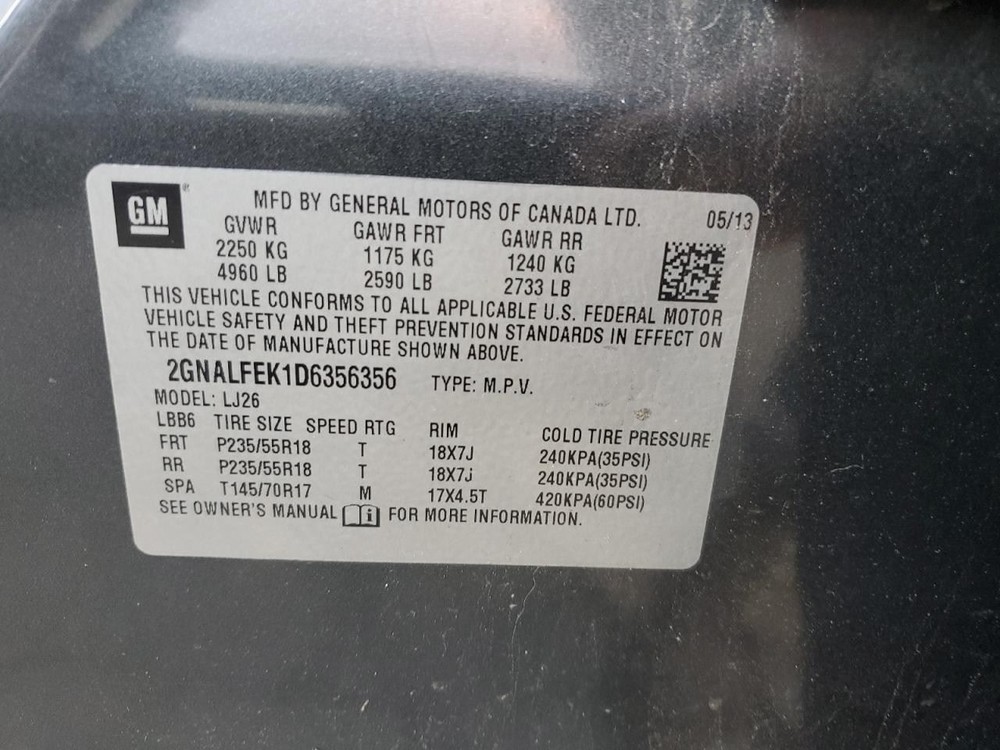 Engine ECM Body Control BCM Left Hand Side Dash Fits 2010-2014 EQUINOX A OEM