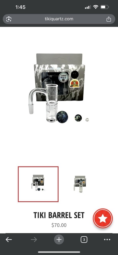 Quartz Tiki Barrel Set