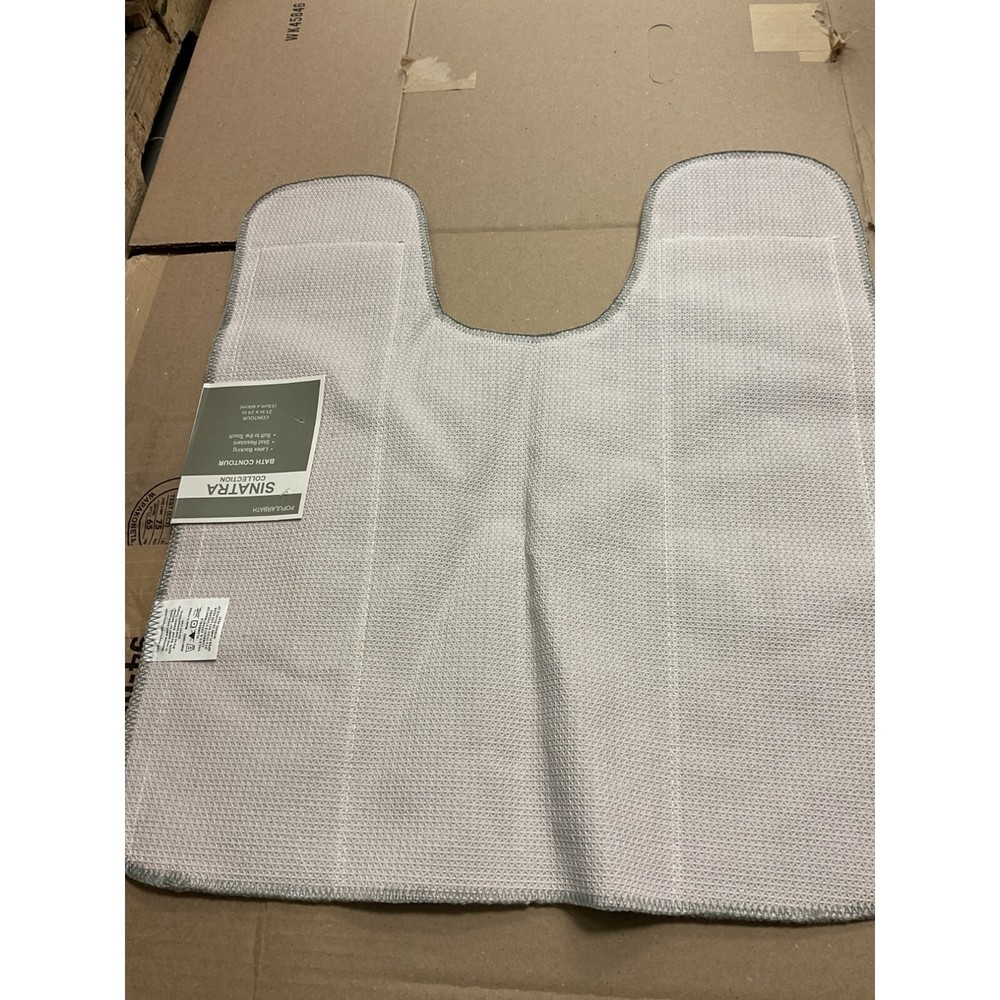 Popular Bath Silver Sinatra Bath Decor 21 x 24in