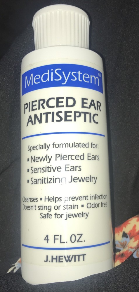 MEDISYSTEM EAR ANTISEPTIC After Piercing Ear Care Solution 4 oz