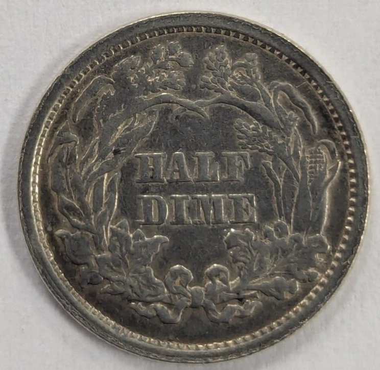 1861 Seated Liberty Silver Half Dime ~ Nice Type Coin ~ #381