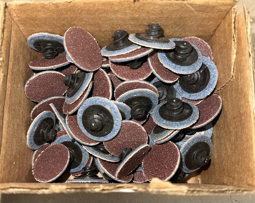 (100) Quick-Lok Sanding Disc 1", 80-Grit