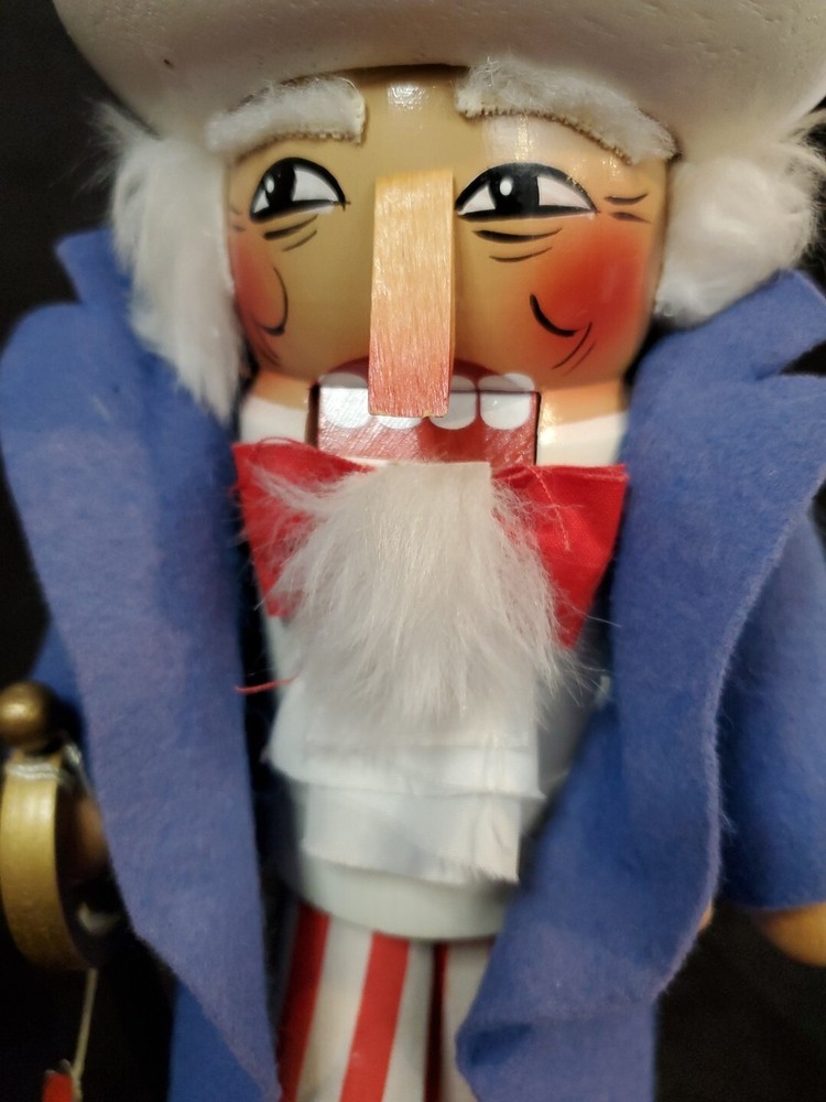 Nutcracker Full Size Uncle Sam w/ Sword - Made West Germany Fireworks Festivals