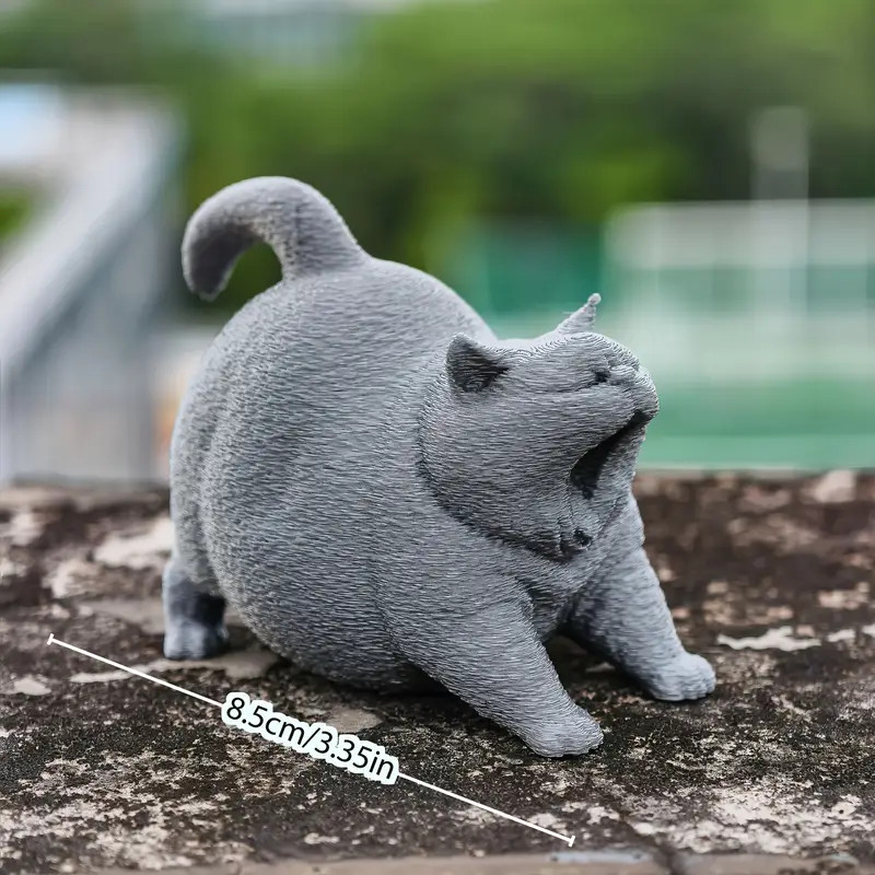 fat cat Resin mold, silicone mold