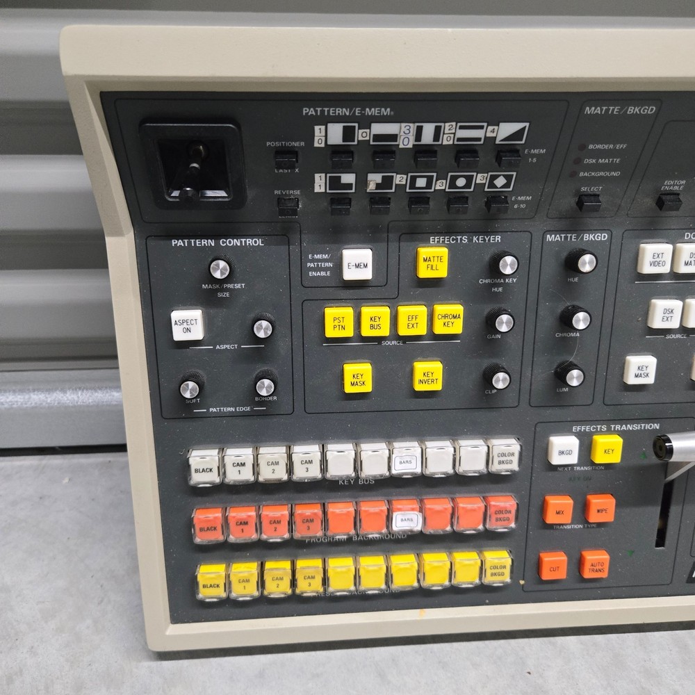 Grass Valley Group Model 110 Switcher Control Panel - No Cable or Elect Frame