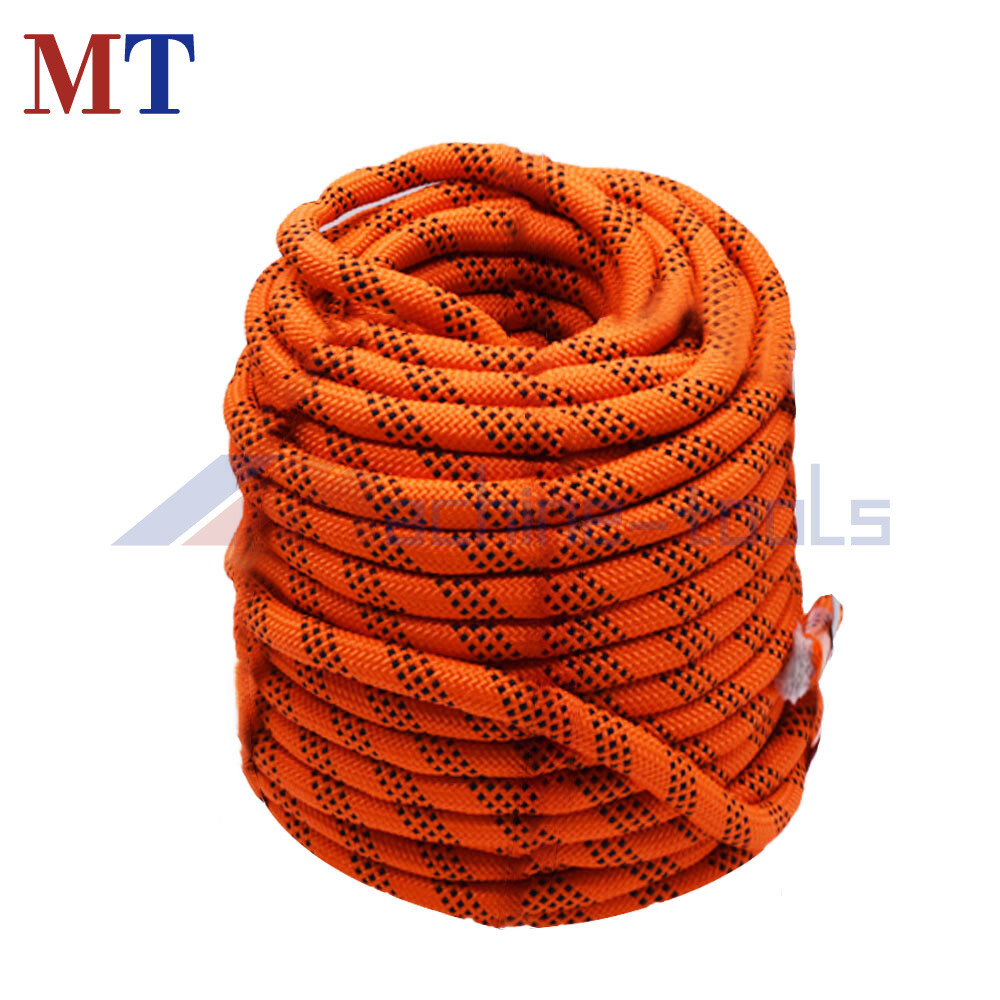 1/2" × 100' Bull Rope Breaking Strength 6180Lbs Double Braid Polyester Rope