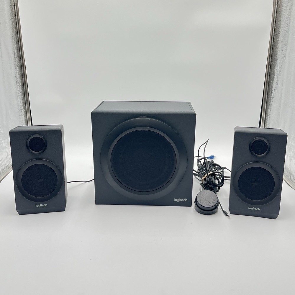 2.1 PC Studio Speaker System With Subwoofer 80W Logitech Tested