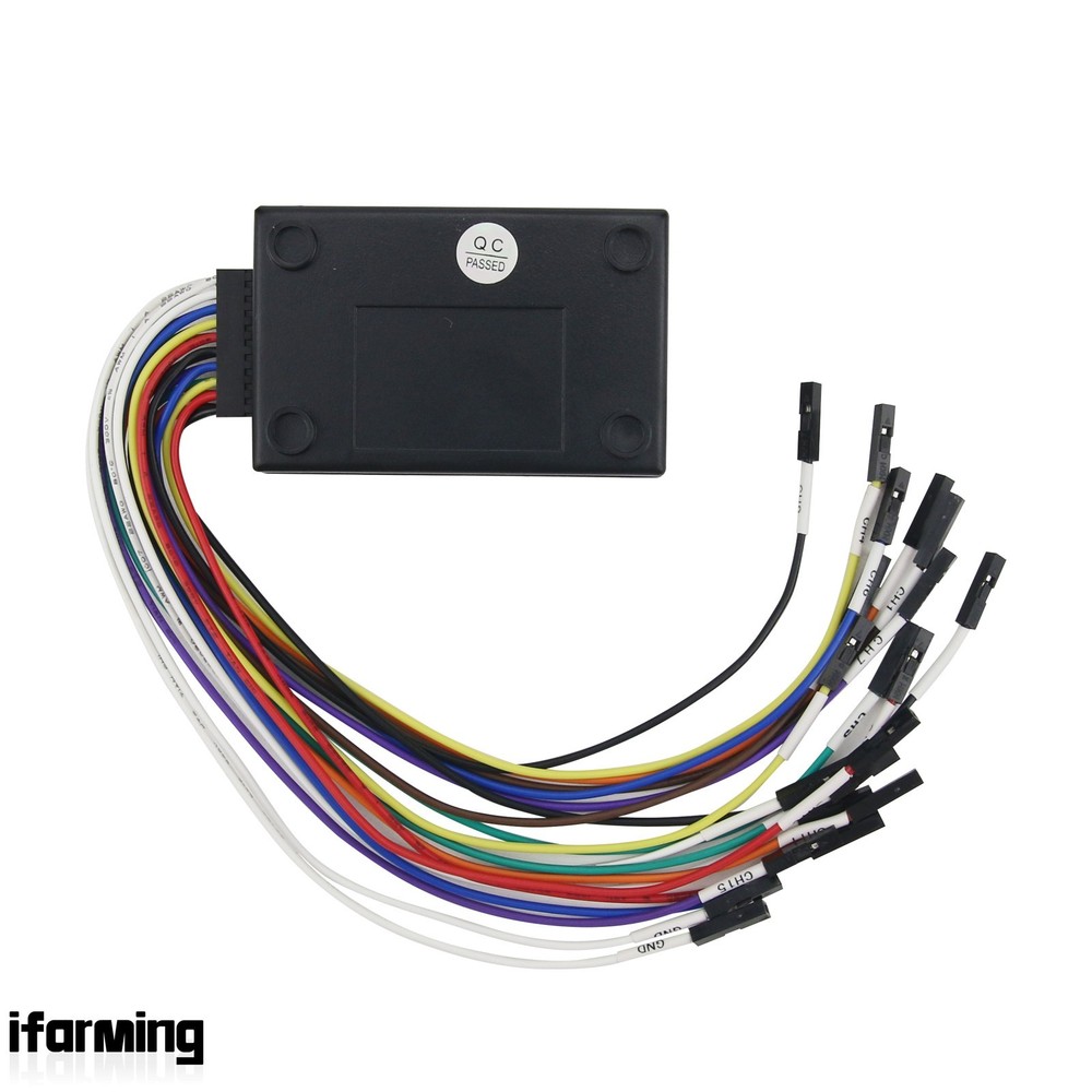 Mini 16 Logic Analyzer USB 100M Max Sample Rate 16CH Support 1.2.10 Software US