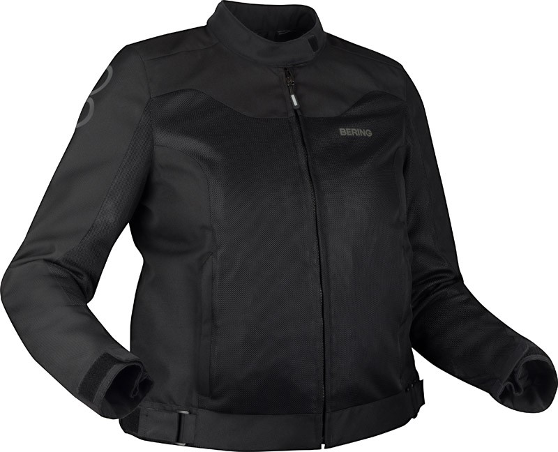 Bering Alias Queen Size Ladies Textile Jacket - Black