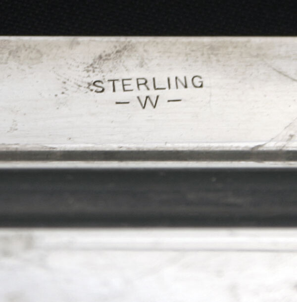 Vintage Whiting STERLING Silver Oblong Serving Tray