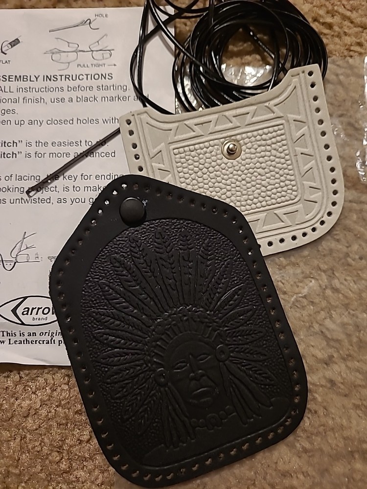 Embossed Coin Case Leather Crafting Kit