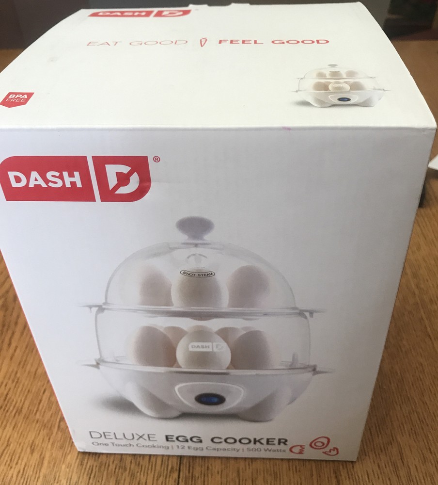 Dash Deluxe DEC012WH 12 Eggs Rapid Cooker - White
