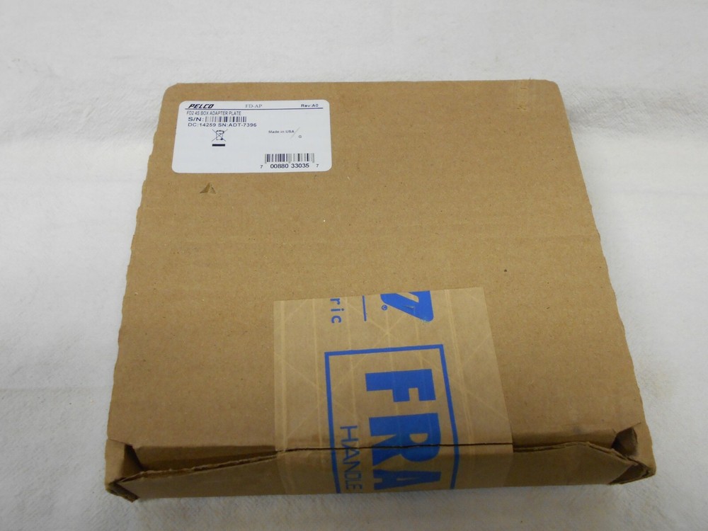 PELCO FD2 4S Adapter Plate - New in Box