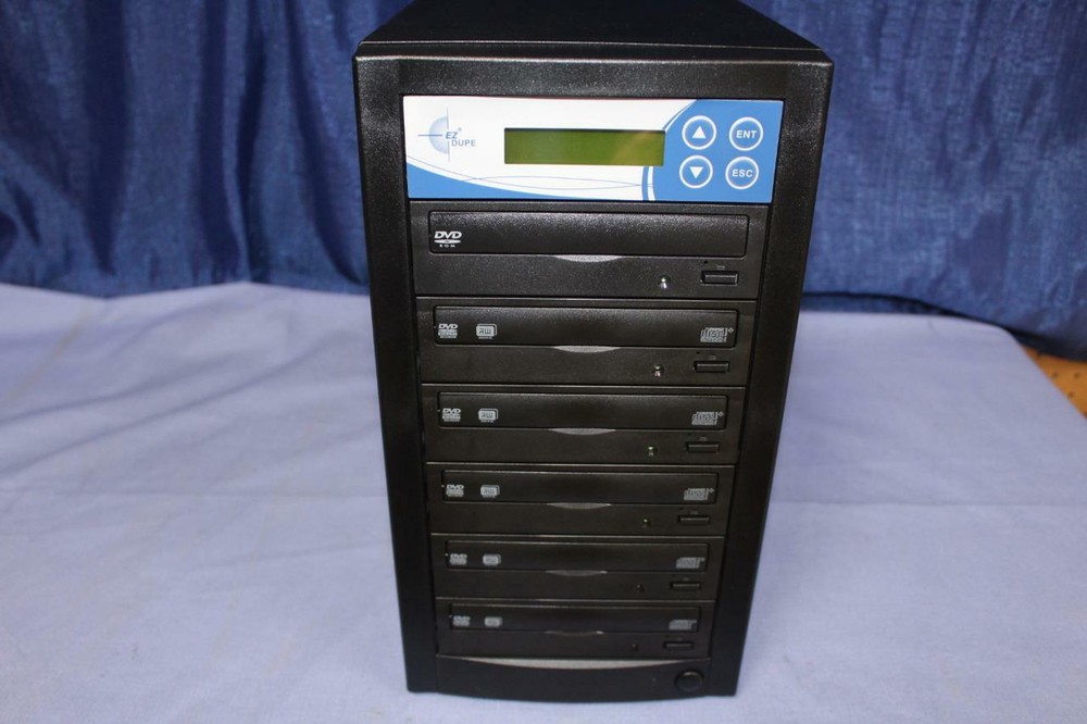 EZ DUPE EZD5TDVDLGB 5 Target DVD/CD Stand alone Duplicator 24X